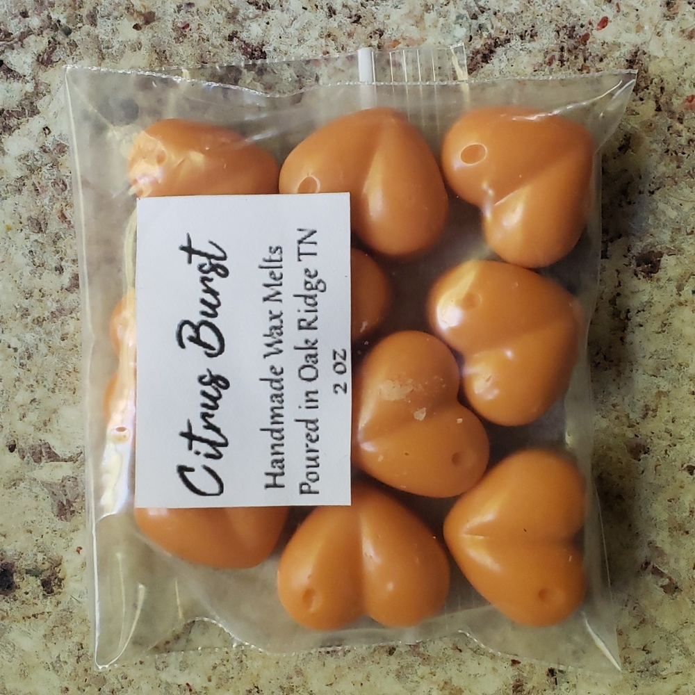 Citrus Burst Wax Melts 10 Hearts